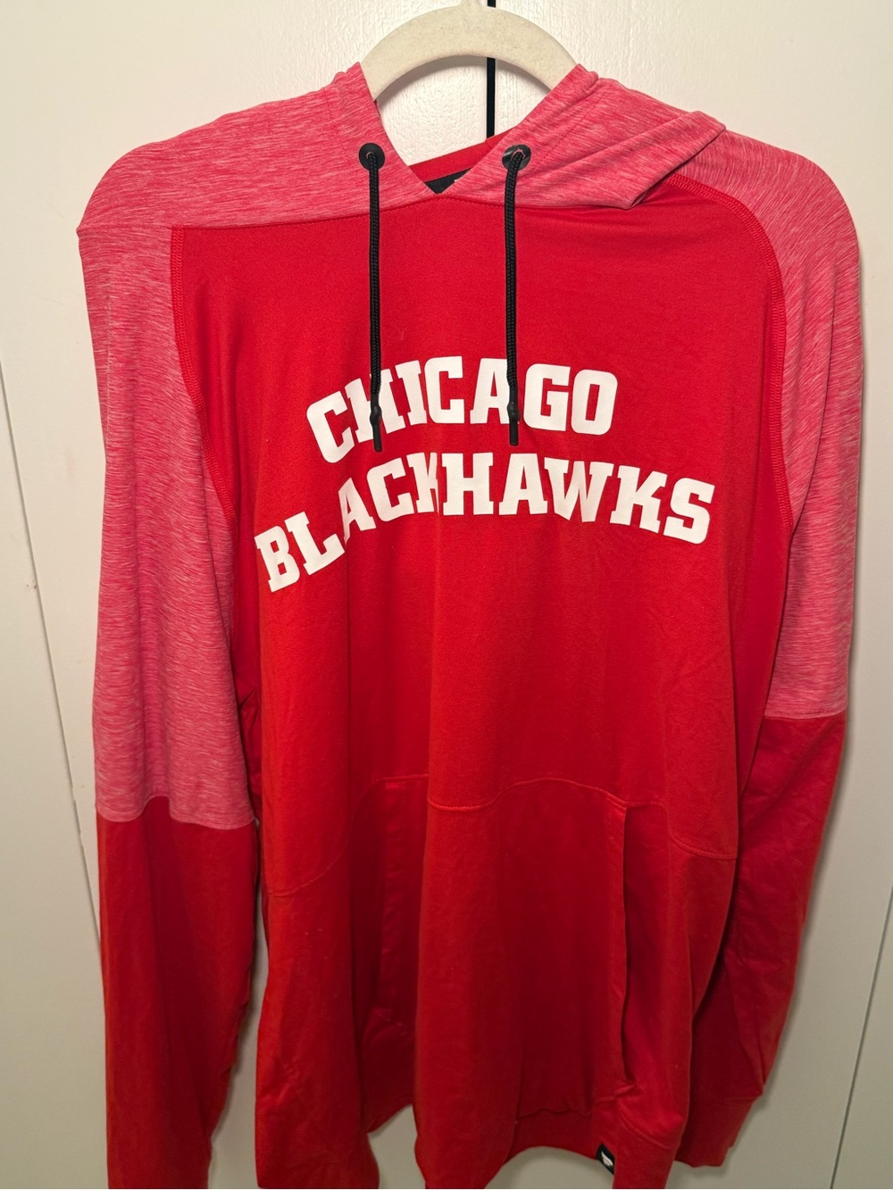 Fanatics Red Pullover Hoodie with White Trim